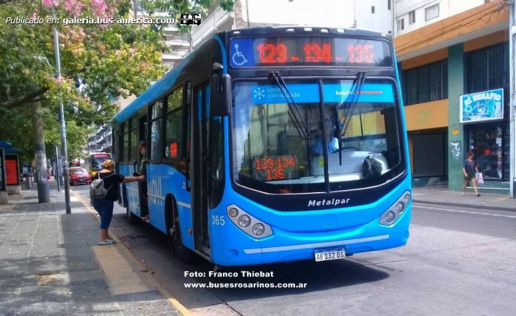 Mercedes-Benz O 500 U - Metalpar Iguazú Nueva Generación - Movi
AB 132 OS

Línea 129 134 135 (Rosario), interno 365

A fin de enero y producto de la baja en los servicios en Rosario se fusionaron líneas, pero manteniendo sus números de origen, dando particulares números de seis y hasta nueve cifras.
¡Como para que alguien los recuerde!

Fotografía y gentileza: Franco Ezequiel Thiebat
Originalmente posteado en: grupo RosarioBus, en facebook.com
