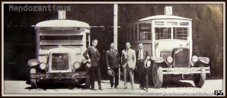 Luz y Fuerza
Línea 1 & A (Prov.Mendoza)

Fotógrafo: indeterminado al momento
Extraído de: [url=https://mendozantigua.blogspot.com/2014/12/omnibus-de-pasajeros-de-la-empresa-luz.html]Mendoza Antigua bolgspot.com[/url]

"Omnibus de pasajeros de la empresa Luz y Fuerza, complementando con estos a los Tranvias de Mendoza (año 1927) "
