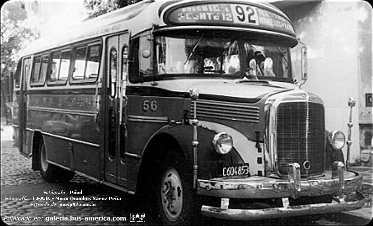 Mercedes-Benz LO 911 - LABIGLEA - M.O.Saenz Peña
C.604853 - luego patente UXP 109

Línea 92 (Buenos Aires), interno 56

Fotógrafo: Piñol
Fotografía: C.E.A.P.
Archivo: M.O.Saenz Peña
Extraído de: [url=http://www.mosp92.com.ar/about.html]mosp92.com.ar[/url]
