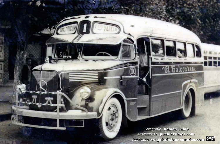 Mercedes-Benz L 312 - FAC - El Halcón
Línea 1 (Prov. Buenos Aires), interno 10

Fotografía: Ramón Tubio
