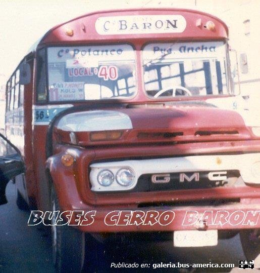 GMC - Franklin - Cerro Barón
Línea 11 (Valparaíso), unidad 56

Fotógrafo: desconocido
Gentileza: Buses Cerro Barón en facebook


Puede conocer la historia de esta carrocera en: [url=https://www.bus-america.com/CHcarrocerias/Franklin/Franklin-histo.php]Historia de carrocerías Franklin[/url]
