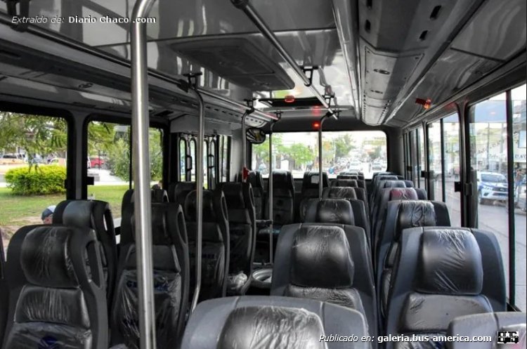 Iveco 10.190 - Italbus - SPBus
[url=https://bus-america.com/galeria/displayimage.php?pid=67542]https://bus-america.com/galeria/displayimage.php?pid=67542[/url]
[url=https://bus-america.com/galeria/displayimage.php?pid=67543]https://bus-america.com/galeria/displayimage.php?pid=67543[/url]

SPBus (Saenz Peña), interno 5

Fotografía extraída de: [url=https://www.diariochaco.com/663129-el-nuevo-sistema-de-transporte-urbano-municipal-de-saenz-pena-ya-tiene-su-recorrido-y-ramales]Diario Chaco[/url]

(Vista interior de la unidad)
