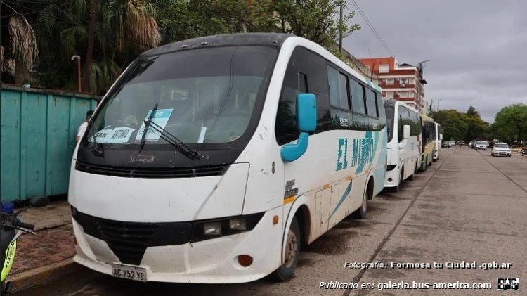 Agrale MA 8.7 - Lucero Halley II - El Micro
AC 752 YB

Línea H "Punto a Punto" (Formosa), interno 8

Fotografía: Formosa tu Ciudad .gob.ar
