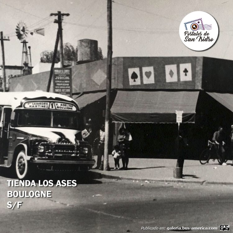 Bedford J6LZ1 - Moliterno - La Primera de Martínez
Línea 1 (Pdo.San isidro), interno 17

Fotógrafo: indeterminado de momento
Extraído de: [url=https://www.facebook.com/photo/?fbid=988219920187857&set=a.404149145261607]Postales de San Isidro, en facebook[/url]
