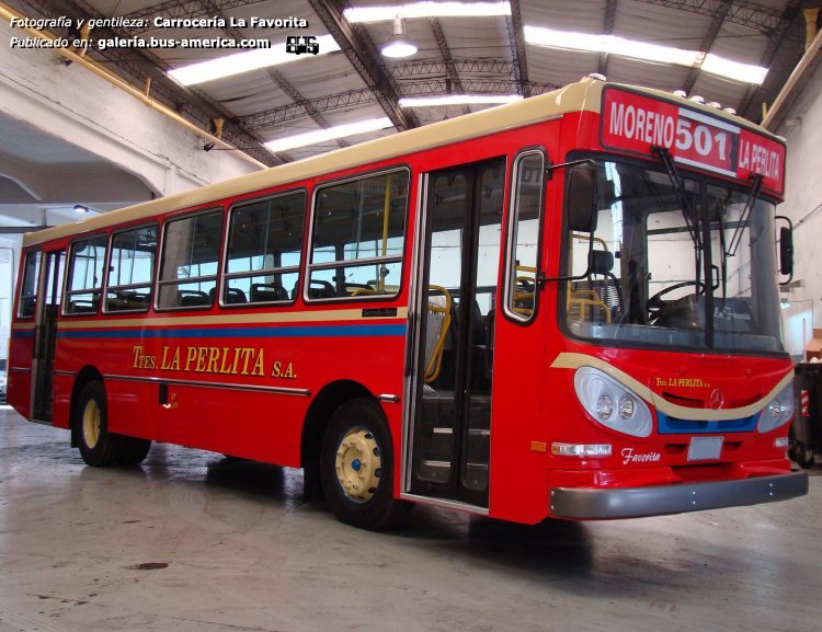 Mercedes-Benz OF 1418 - La Favorita - La Perlita
Línea 501 (Pdo. Moreno)

Fotografía y gentileza de: Carrocerías La Favorita
