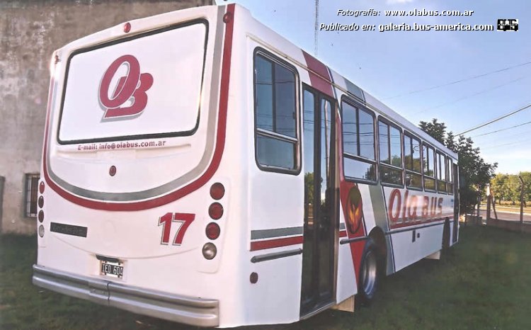 Mercedes-Benz OF 1722 - La Favorita - Ola Bus
IEO 604

Líneas 509, 510 & 514 (Pdo. Olavarría), interno 17

Fotografía: www.olabus.com.ar
