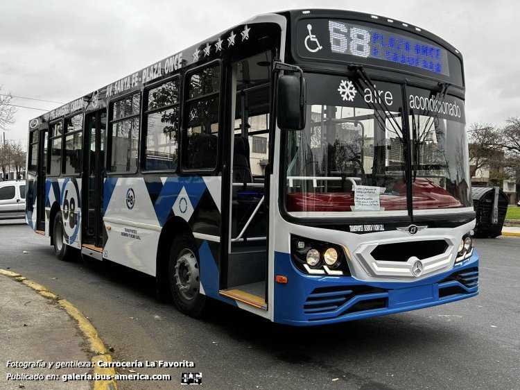 Mercedes-Benz OH 1621 L SB - La Favorita Favorito GR 95/16 - Sesenta y Ocho
AG 787 YW (luego patentado)
[url=https://bus-america.com/galeria/displayimage.php?pid=67701]https://bus-america.com/galeria/displayimage.php?pid=67701[/url]
[url=https://bus-america.com/galeria/displayimage.php?pid=67702]https://bus-america.com/galeria/displayimage.php?pid=67702[/url]
[url=https://bus-america.com/galeria/displayimage.php?pid=67703]https://bus-america.com/galeria/displayimage.php?pid=67703[/url]
[url=https://bus-america.com/galeria/displayimage.php?pid=67704]https://bus-america.com/galeria/displayimage.php?pid=67704[/url]

Línea 68 (Buenos Aires), luego interno 39

Fotografía y gentileza: [url=https://www.facebook.com/share/p/149WprCZvb/]Carrocerías La Favorita, en facebook[/url]
