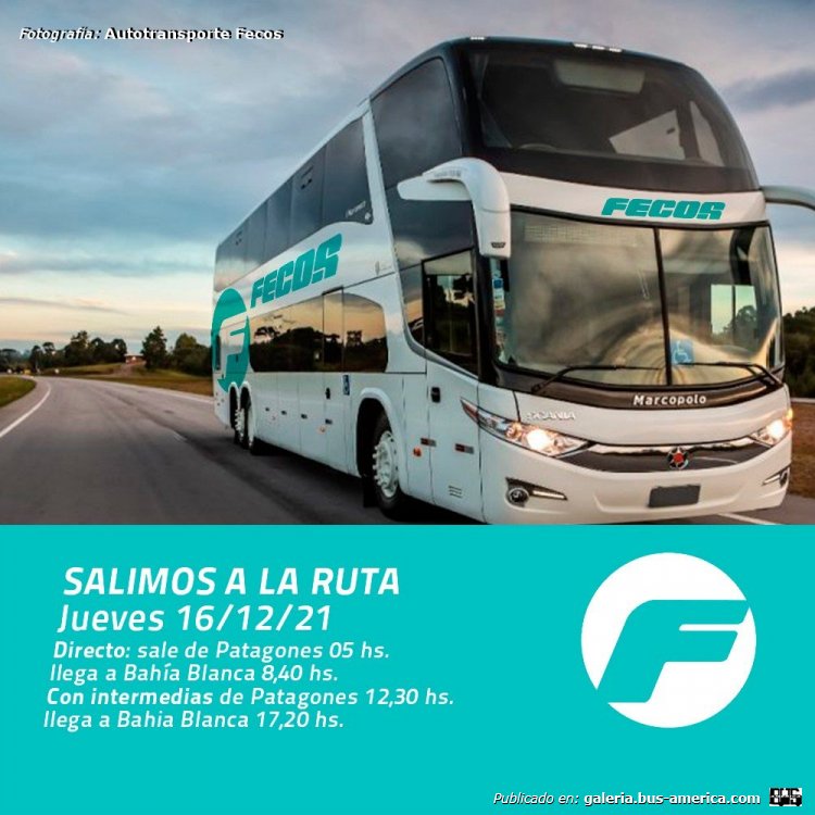 Scania K - Marcopolo G7 Paradiso 1800 DD (en Argentina) - Fecos
Línea 262 (Prov. Buenos Aires)

Fotógrafía editada digitalmente por: Autotransportes Fecos
