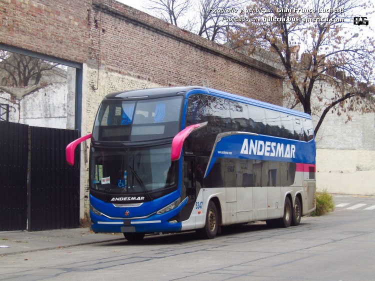 Scania K - Marcopolo G8 Paradiso 1800 DD (en Argentina) - Andesmar
[url=https://bus-america.com/galeria/displayimage.php?pid=57979]https://bus-america.com/galeria/displayimage.php?pid=57979[/url]

Andesmar, interno 5347

Fotografía y gentileza: Gian Franco Luchetti
