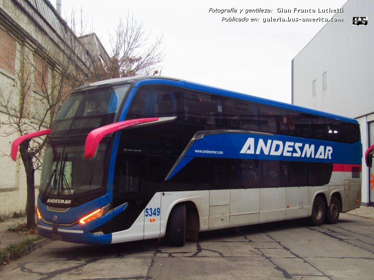 Scania K - Marcopolo G8 Paradiso 1800 DD (en Argentina) - Andesmar
[url=https://bus-america.com/galeria/displayimage.php?pid=57971]https://bus-america.com/galeria/displayimage.php?pid=57971[/url]
[url=https://bus-america.com/galeria/displayimage.php?pid=57974]https://bus-america.com/galeria/displayimage.php?pid=57974[/url]

Andesmar, interno 5349

Fotografía y gentileza: Gian Franco Luchetti
