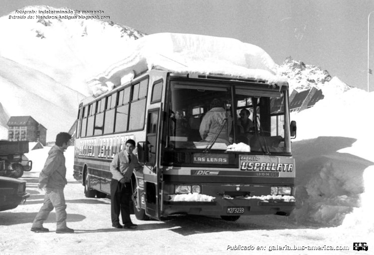 Mercedes-Benz OH 1418 - DIC LD 1014 G - Exp. Uspallata
M.273233

Exp.Uspallata (Prov.Mendoza), nterno 15

Fotógrafo: indeterminado al momento
Extraído de: [url=https://mendozantigua.blogspot.com/2019/11/expreso-uspallata-1992-las-lenas.html]Mendoza Antigua[/url] bolgspot.com
