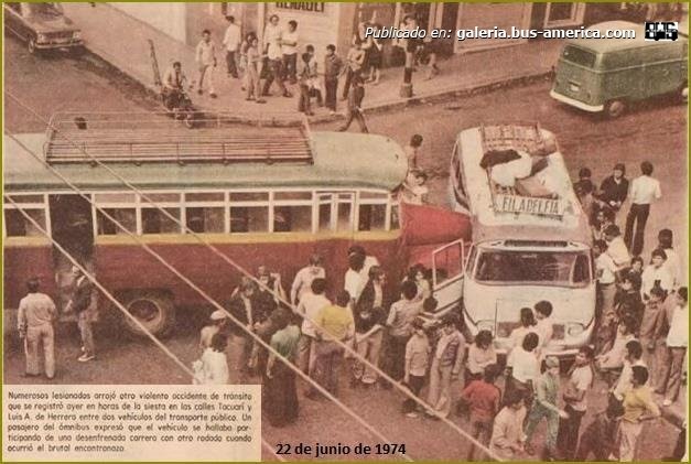 Volvo N84 - Línea 21
Fotografo: desconocido
Fotografía diario: ABC Color 
Extraído de y por gentileza de: Asunción de Antaño, en facebook

Línea 21 (Asunción)

[Datos de izquierda a derecha]
