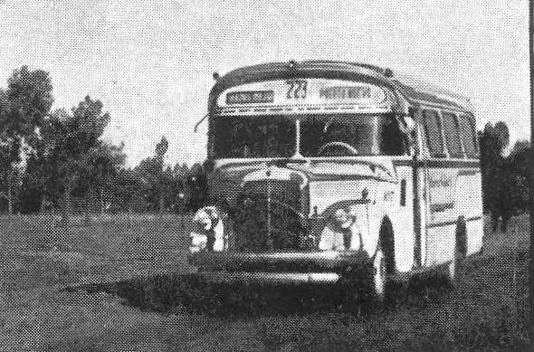 Mercedes-Benz L 312 - Velox - Empresa General Roca
Línea 223 (Luego 54) - Interno 107

Imagen extraída del sitio "Monte Grande Ayer"
