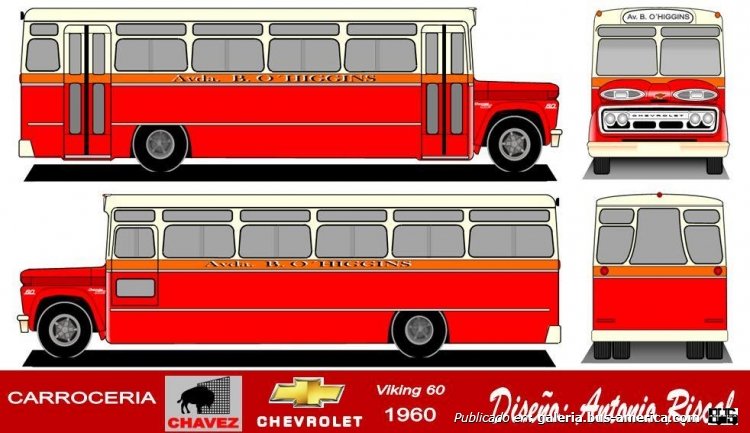 Chevrolet Viking - Chavez - Av. B. O´Higgins
Dibujo y gentileza: Antonio Riscal
