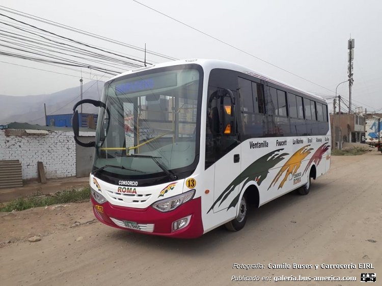 Hyundai County - Camilo Bus - Consorcio Roma
AVL 846
[url=https://bus-america.com/galeria/displayimage.php?pid=49726]https://bus-america.com/galeria/displayimage.php?pid=49726[/url]

Línea IO-37 (Lima), unidad 13

Fotografía: Camilo Buses y Carrocerías



Archivo originalmente posteado en marzo de 2019
