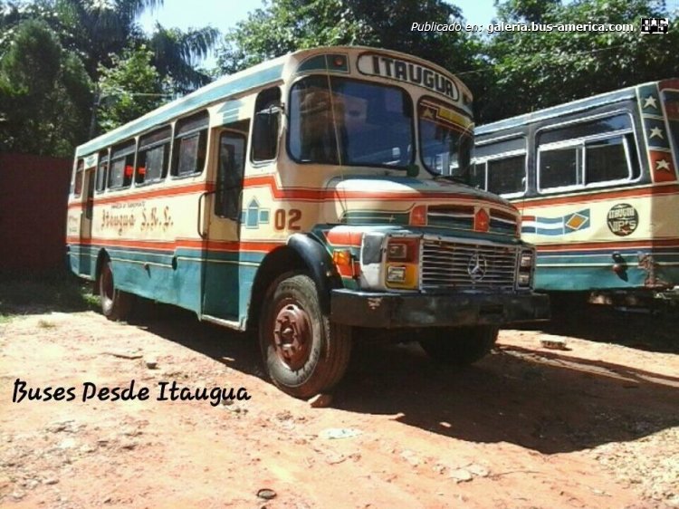 Mercedes-Benz L - Itaguá
http://galeria.bus-america.com/displayimage.php?pid=43792

Fotografía y gentileza: Luis Mereles
Extraído de: Buses desde Itaguá, en facebook.com

Itaguá (Itaguá), unidad 02
