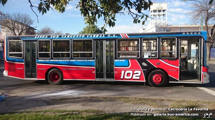 Mercedes-Benz O 500 U - La Favorita Favorito GR - Sargento Cabral
OLV168

Fotografía y gentileza: Carrocería La Favorita
Extraídas de facebook.com
