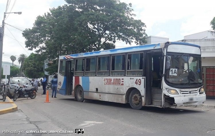 Mercedes-Benz OF 1418 - Italbus Bello - 13 de Junio
Línea 1A (Tartagal), interno 49

Fotografía: FM Alba
