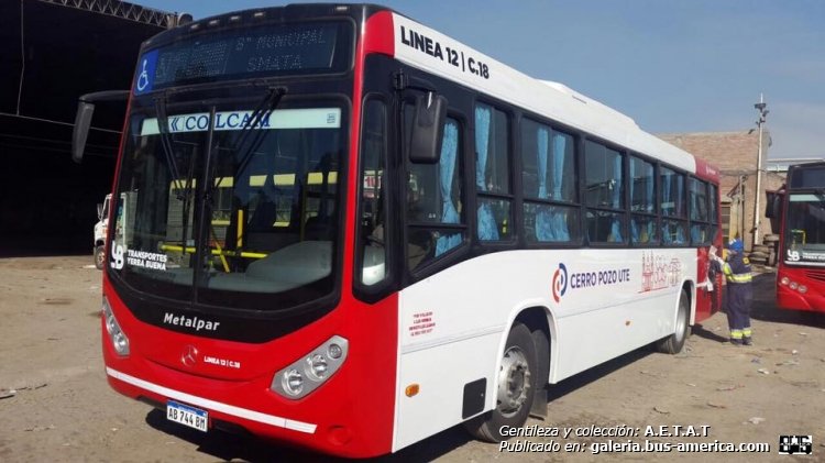 Mercedes-Benz OH 1621 L SB - Metalpar Iguazú Nueva Generación PH 0108 - Cerro Pozo UTE , Yerba Buena
AB 744 BM

Línea 12 (San Miguel de Tucumán), interno 17


Fotografo: desconocido
Gentileza y colección: A.E.T.A.T.
Extraído de: A.E.T.A.T , en facebook.com
