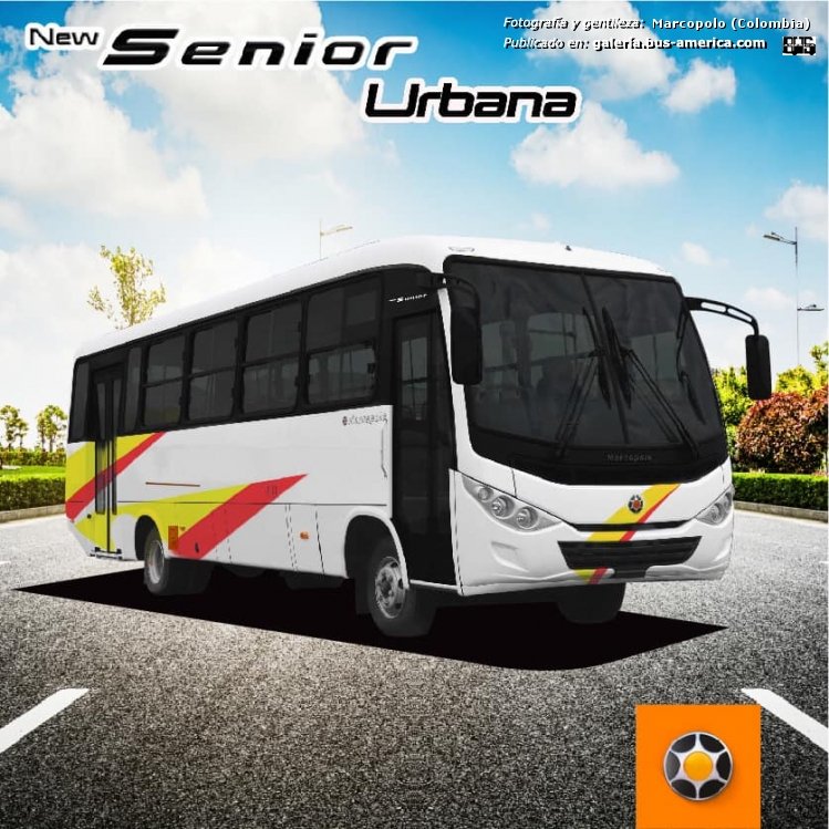 Marcopolo New Senior Urbana
Fotografía de carrocerías: Marcopolo (de Colombia)
