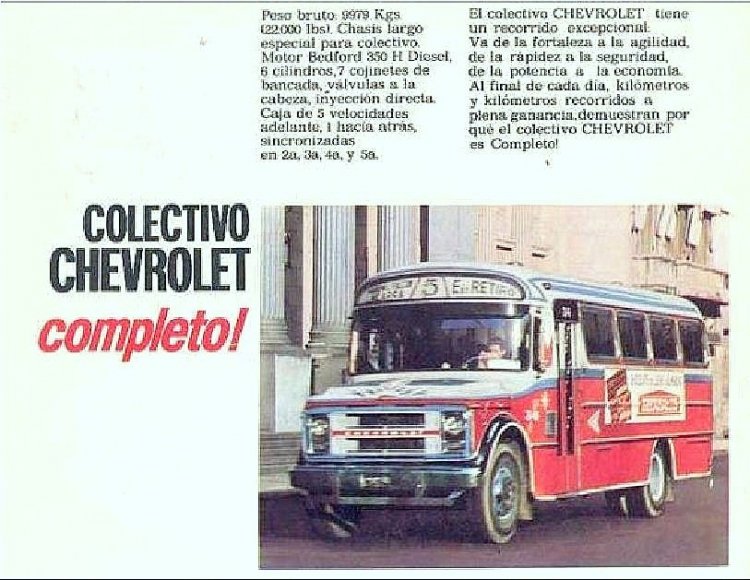 Publicidad del chasis Chevrolet C/50
Palabras clave: Tom / GM