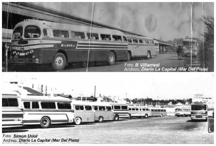 Volvo - Cametal - Micro Mar
Foto superior, terminal Mar Del Plata, década del 50
Foto inferior, terminal duda, década del 60
Palabras clave: Tom / MDQ