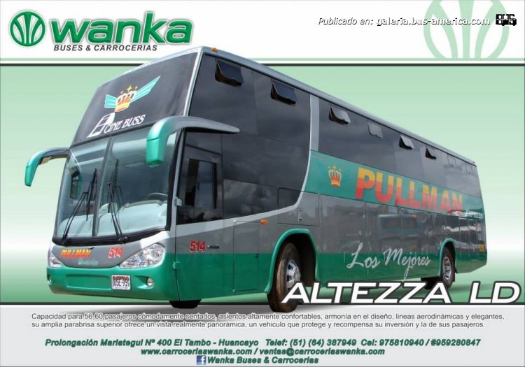 Wanka Alteza LD - Pullman Express
BSE-959

Folleto: Wanka Buses & Carrocerías
