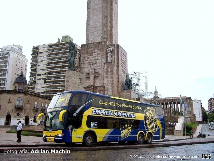 Mercedes-Benz O-400 RSD - Marcopolo (en Argentina) - Empresa Argentina
Interno 2407

Fotografía: Adrían Machín
