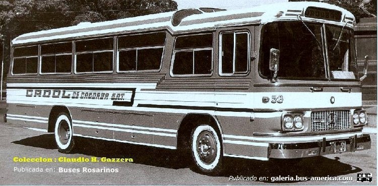 Mercedes-Benz LO 1114 (frontalizado) - Lucero - Cadol de Cacorba 
Interno 53

Fotografía: Colección Claudio Gazzera
Publicada en el Facebook "Buses Rosarinos"
