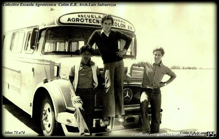 Mercedes-Benz LO 911 - Biglia - Escuela Nacional Agrotécnica Colón (E.R.)
Fotografía: Archivo Luis Salvarezza
Publicada en el facebook Colón de Antaño
