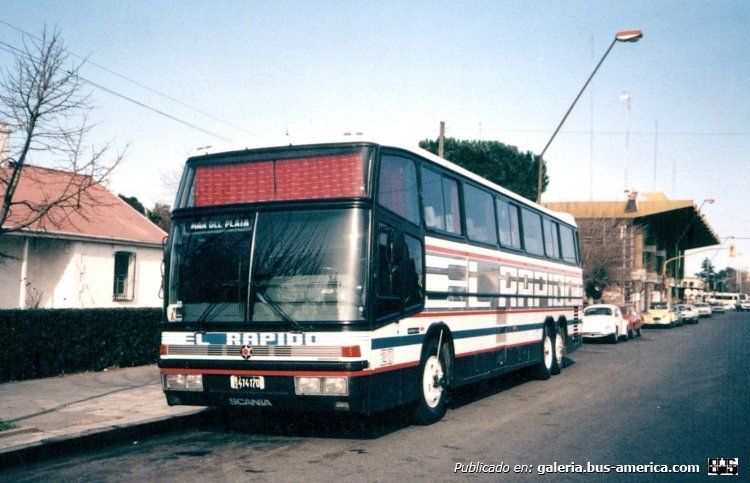 Scania - Marcopolo (en Argentina) - El Rápido
B 2414170
Interno 20

Fotografía publicada en el facebook "El Rápido-Urpi"

