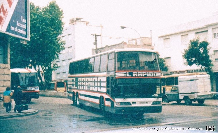 Scania K 112 - Troyano Autocar PA - El Rápido 
Fotografía publicada en el facebook "El Rápido-Urpi"
