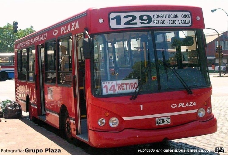 T.A.T.S.A. - Puma D 9.4 - Plaza 
FFR 928
Línea 129 - Interno 1

Fotografía: Grupo Plaza
Publicada en su Facebook
