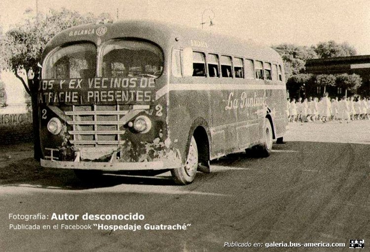 La Puntual
Línea 128 - Interno 2

Fotografía: Autor desconocido
Publicada en el Facebook "Hospedaje Guatraché"
