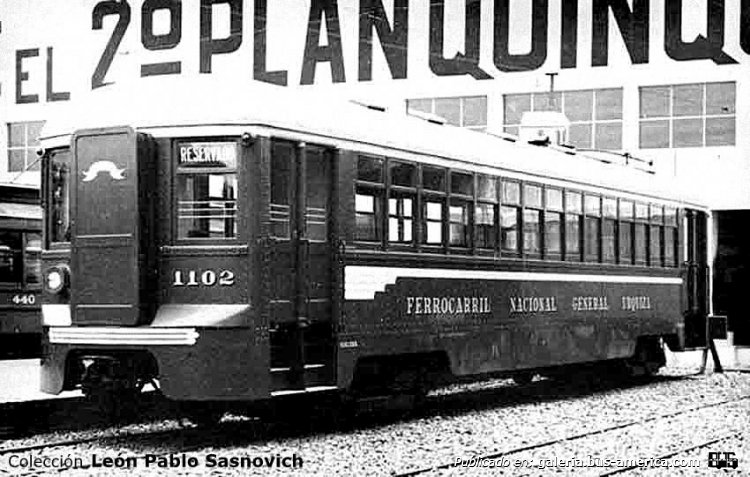 Standard Steel Car Co. (en Argentina) - Ferrocarril Nacional Gral. Urquiza
Coche 1102

Fotografía: Autor desconocido
Colección: León Pablo Sasnovich
