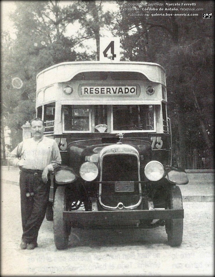 Del Pelo & D'Alessandro - Línea 4
CORDOBA
o 75

Línea 4 (Córdoba), interno 75

Fotografo: desconocido
Colección: Marcelo Ferretti
Extraído por gentileza de: Córdoba de Antaño, en facebook




Archivo originalmente posteado en mayo de 2019
