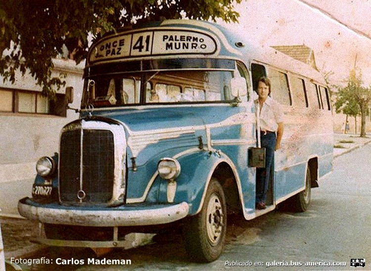 Mercedes-Benz L 312 - El Trébol - Azul
C 270827
Línea 41

Fotografía: Carlos Mademan
