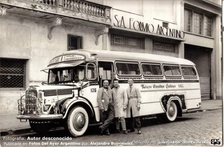 Mercedes-Benz L 312 - La Maravilla - M.O. Quilmes
Línea 1 - Interno 126

Fotografía: Autor desconocido
Publicada en el grupo de Facebook "Fotos Del Ayer Argentino", por Alejandro Bujniewicz
