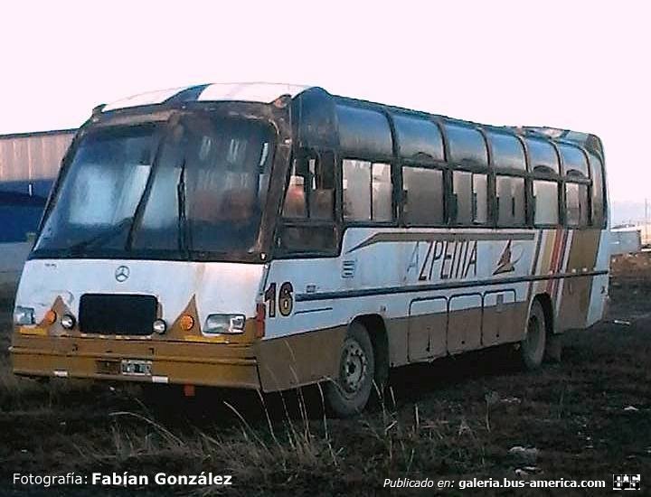Mercedes-Benz L 1114 frontalizado - Vangieri RV 200 F - Azpeitia
Interno 16
Ex Tecni-Austral

Fotografía: Fabían González
