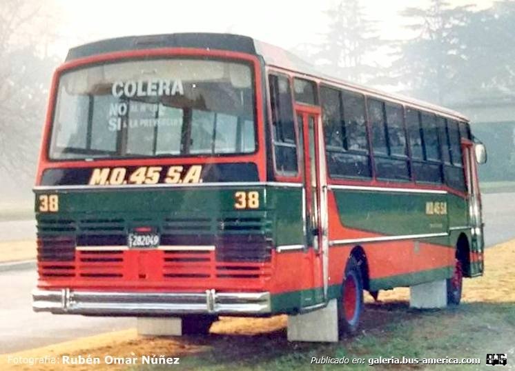 Mercedes-Benz OF 1214 - El Detalle - M.O. 45
C 1282049
Línea 45 - Interno 38

Fotografía: Rubén Omar Núñez
