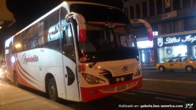 King Long (en Ecuador) - Ambateñita
Primer bus chino en ambateñita
Palabras clave: ambateñita king long