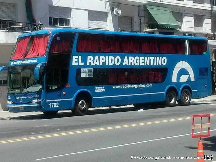 Volvo - Marcopolo (en Argentina) - El Rápido Argentino
Interno 1762

