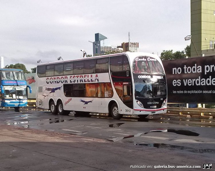 Mercedes-Benz O-500 RSD - Metalsur - Cóndor Estrella
Interno 3512
Terminal de Ómnibus Retiro

http://galeria.bus-america.com/displayimage.php?pid=39276
