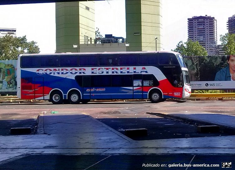 Mercedes-Benz O-400 RSD - Busscar (en Argentina) - Cóndor-Estrella
Interno 1602
Terminal de ómnibus Retiro-Febrero 2015
