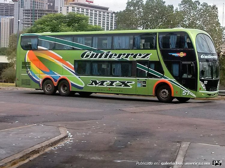 Mercedes-Benz O-500 RSD - Metalsur - Gutiérrez 
Interno 57
Terminal de Ómnibus Retiro-Buenos Aires-Febrero 2015
