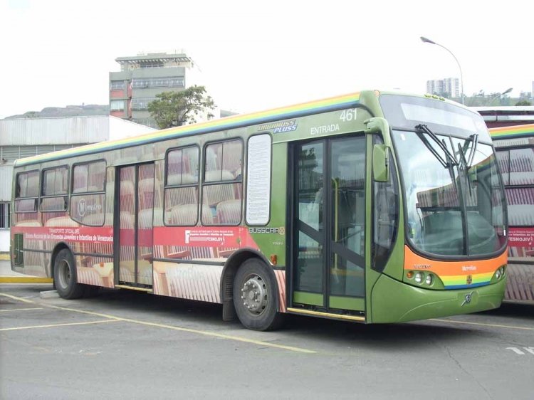 Volvo B7R - Busscar Urbanuss Pluss (en Venezuela) - MetroBus Caracas 461
Utilizado junto a otros 7 unidades para el transporte de estudiantes del Sistema Nacional de Orquesta Infantiles y Juveniles de Venezuela
Palabras clave: Metrobus Urbanuss Pluss