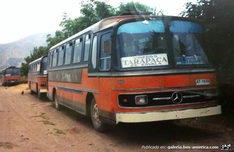 Mercedes-Benz O-140 - Metalpar - Particular
Foto de Enrique Cruz, tomada de www.panoramio.com
(En Chile)
