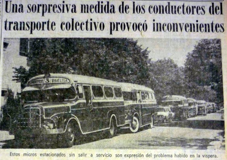 Mercedes-Benz L 312 - Cooperativa San Martín - Expreso City Bell
Línea 3 - Interno 25
Artículo del diario El Día de La Plata, del 8 de Noviembre de 1967.

Subida a http://picasaweb.google.com/ por Marcelo Raimundo
