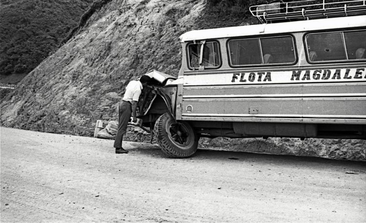 Dodge - ?? - Flota Magdalena
Patente EG 82-99
http://galeria.bus-america.com/displayimage.php?pos=-26394

Foto de David McLaughlin en 1970 o 1971.
Tomada de https://picasaweb.google.com. 

Palabras clave: Dodge Colombia Magdalena