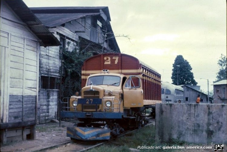 Mack - ?? - ¿Empresa Nacional de Ferrocarriles?
Foto de James Rowan

(En Ecuador)
Palabras clave: ecuador